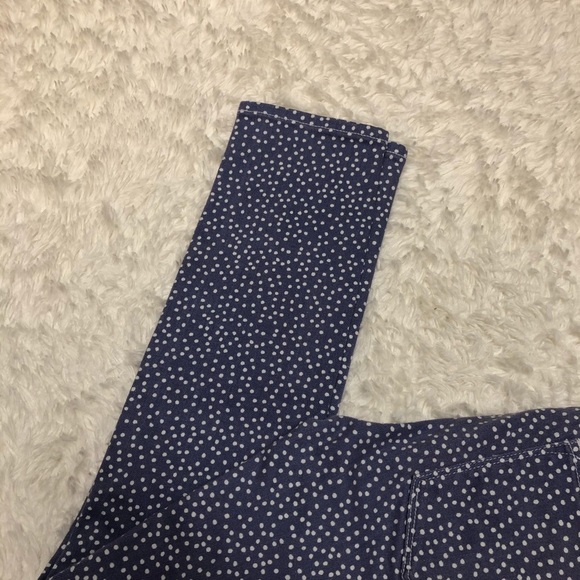 J Crew Purple Polka Dot Toothpick Skinny Jeans - Picture 3 of 7